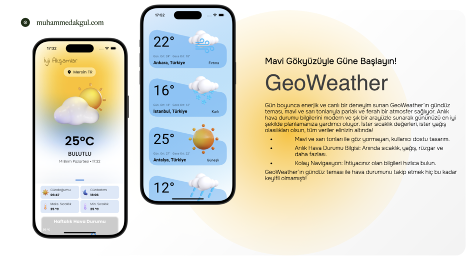 GeoWeather App Tanıtım #2