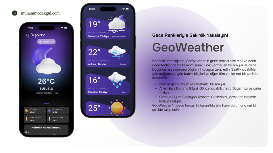 GeoWeather App Tanıtım #1